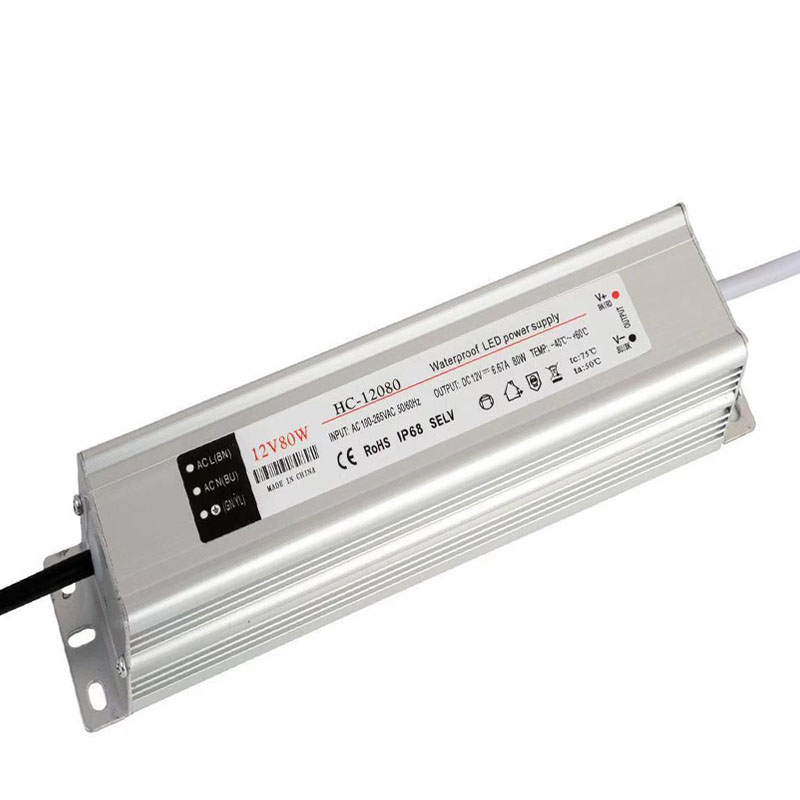 12v80w stabilní tlak konstantní napěťová izolace napájecího napájení LED